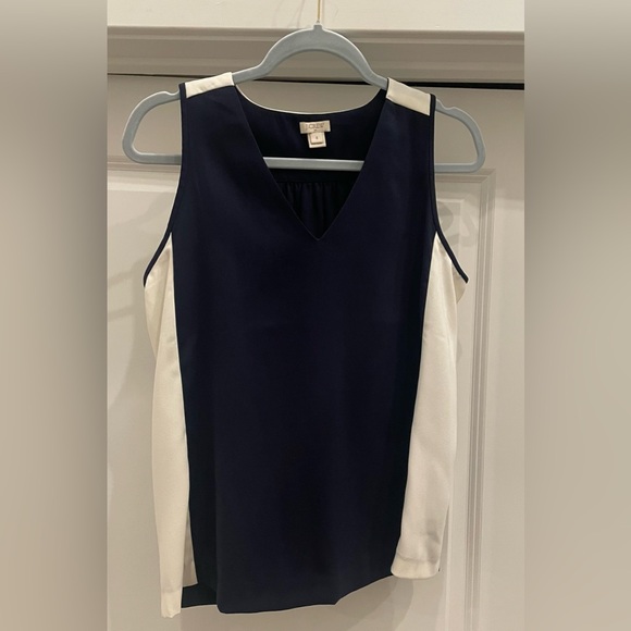 J. Crew Colorblock Sleeveless Blouse - Picture 4 of 5